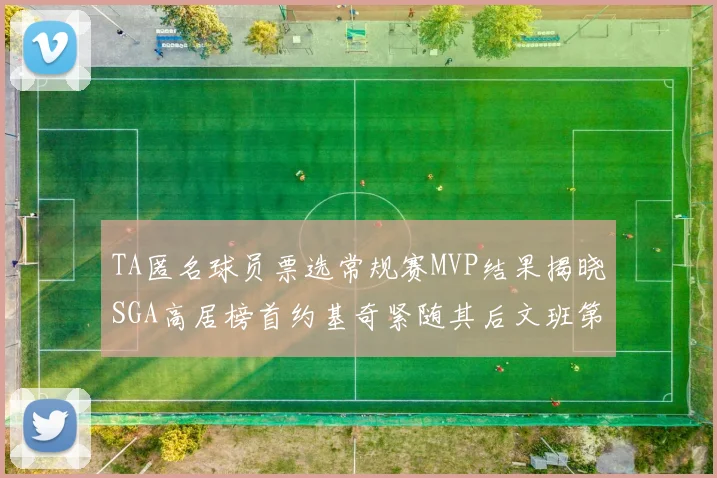 TA匿名球员票选常规赛MVP结果揭晓SGA高居榜首约基奇紧随其后文班第六